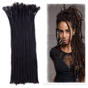 Hot sell 20 Inch  Crochet afro kinky hair extensions Afro Kinky Dreadlocks Human Hair dreadlock